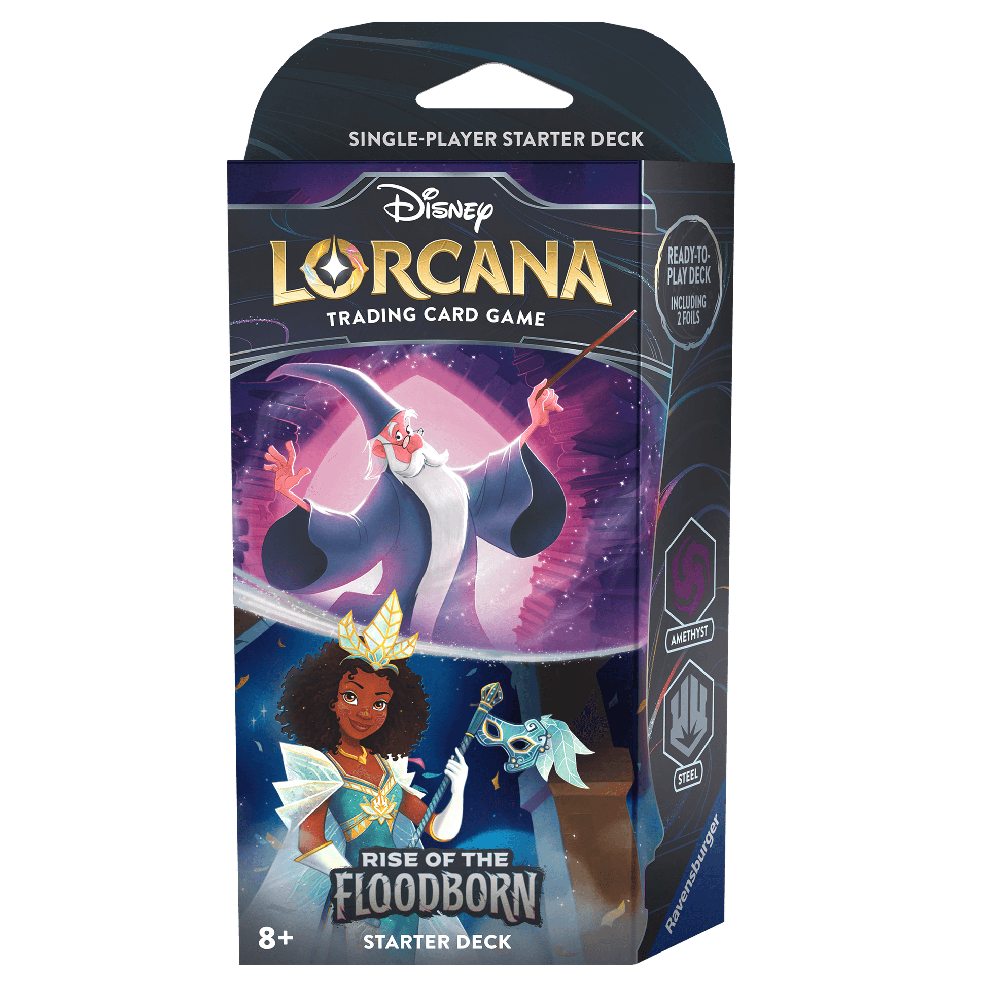 Disney - Lorcana TCG - Rise of the Floodborn - Starter Deck - Amethyst and Steel