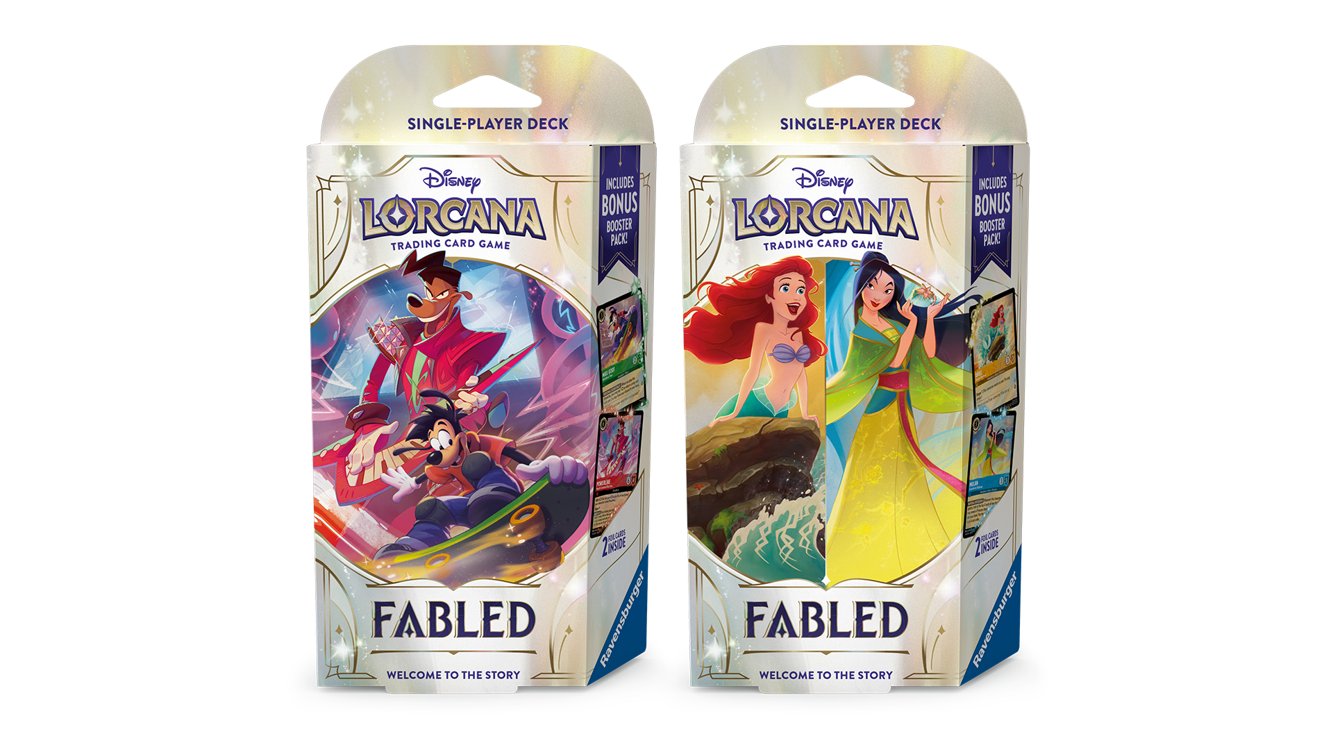 Lorcana: Fabled  -Set of 2- Starter Decks