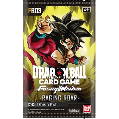 Dragon Ball Super CG Fusion World - Raging Roar (FB03) - Booster Pack