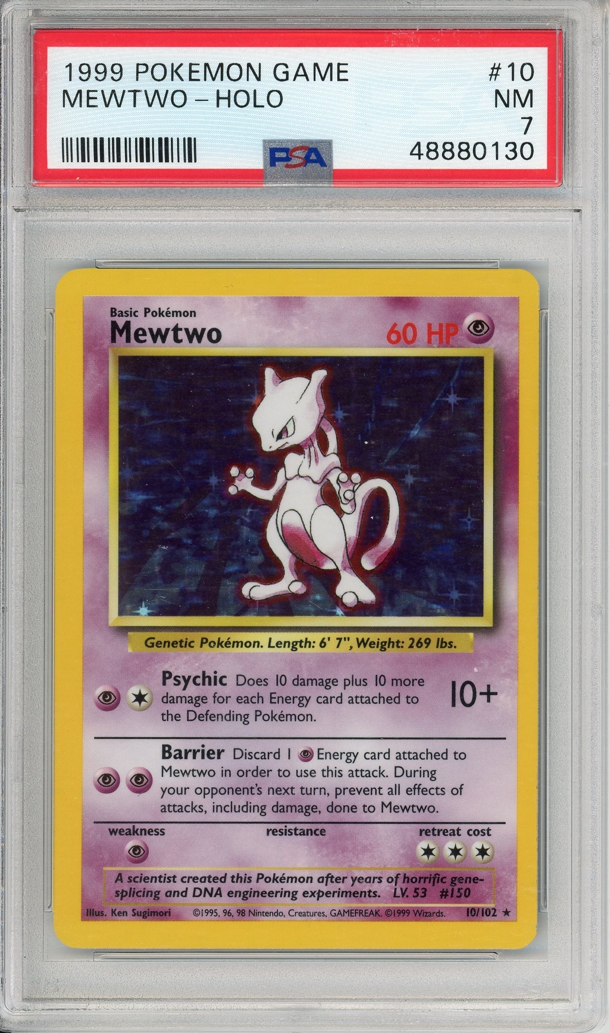 Pokemon Graded: Mewtwo PSA 7