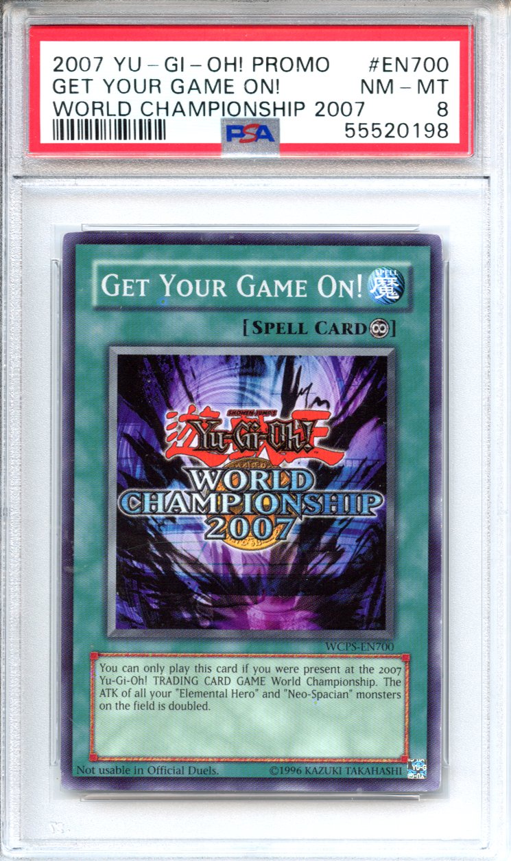 Yu-Gi-Oh! Graded: Get Your Game On! World Championship Promo 2007 PSA 8