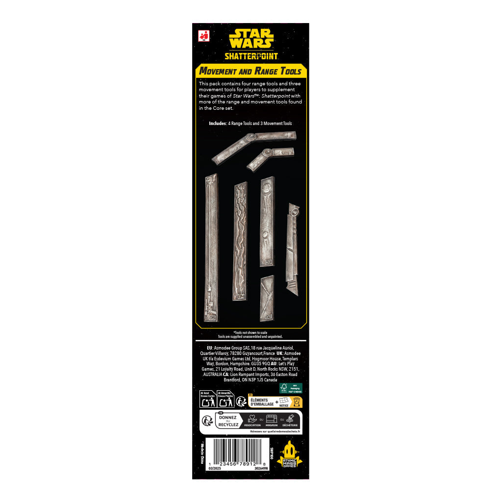 Star Wars: Shatterpoint - Movement & Range Tools