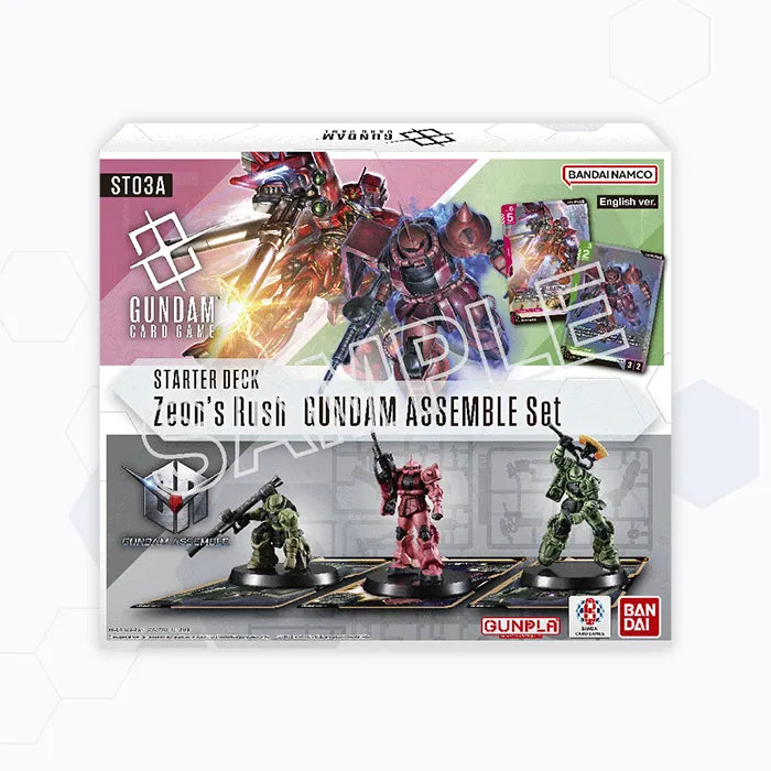 Gundam Card Game: Gundam Assemble Starter Set 03 - Zeon's Rush