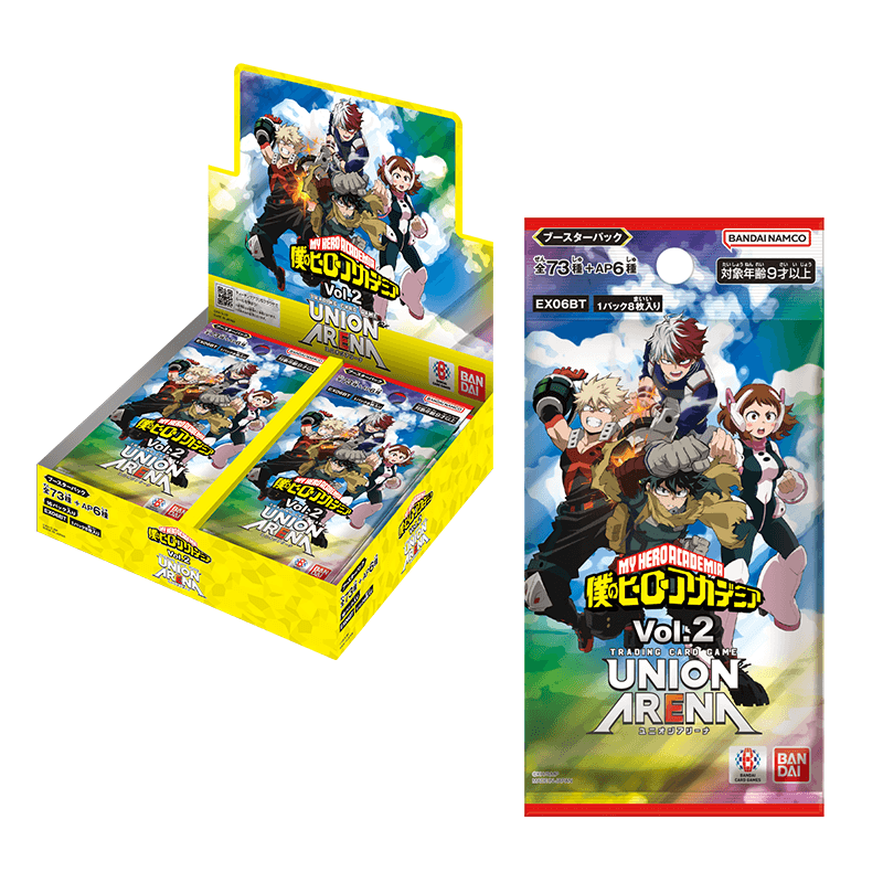TRADING CARD GAME UNION ARENA [EX06BT] My Hero Academia Vol.2 - Box
